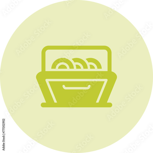 Dishwasher Vector Icon