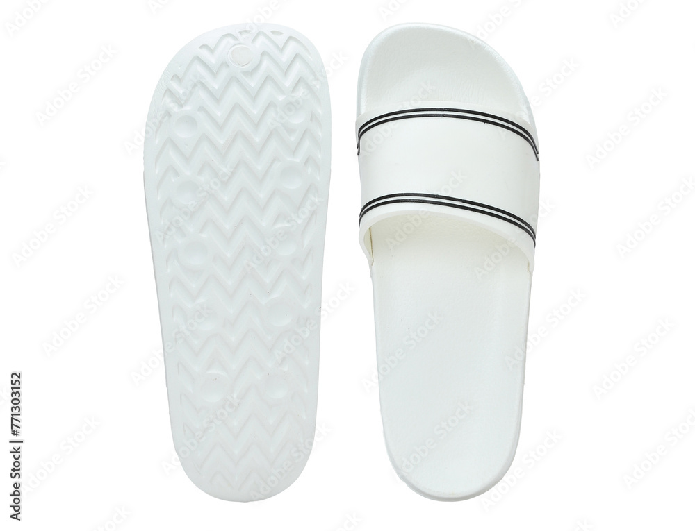 womens eva flip-flop isolated on white background womens eva flip-flop isolated on white background