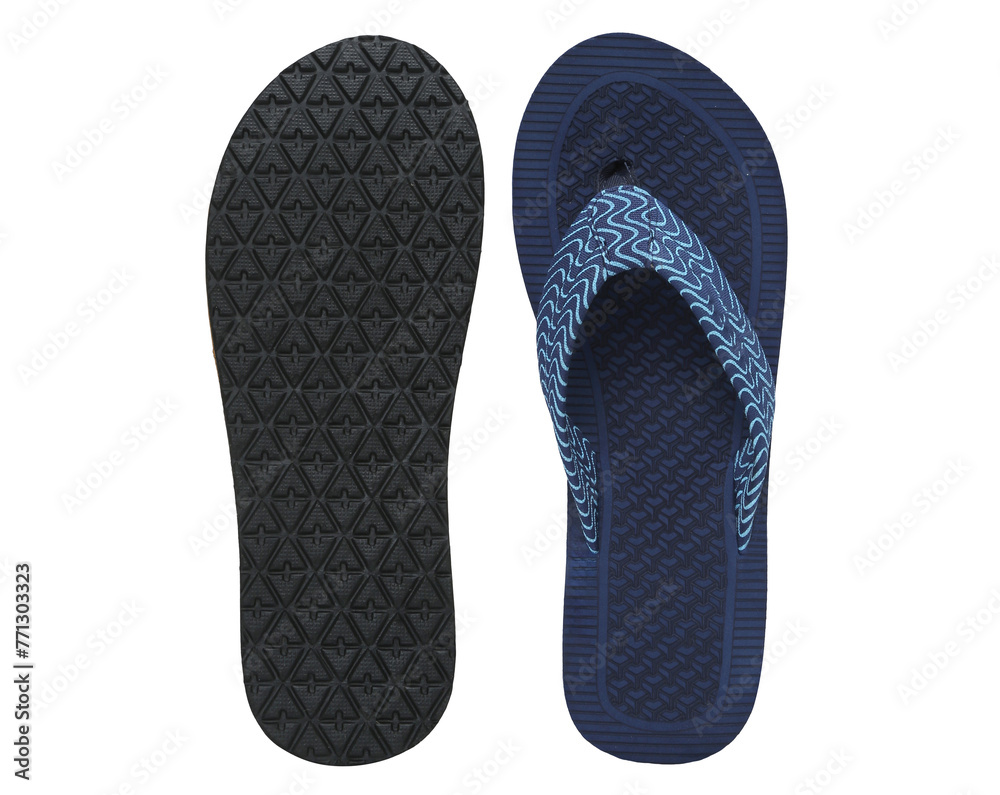 womens eva flip-flop isolated on white background womens eva flip-flop isolated on white background