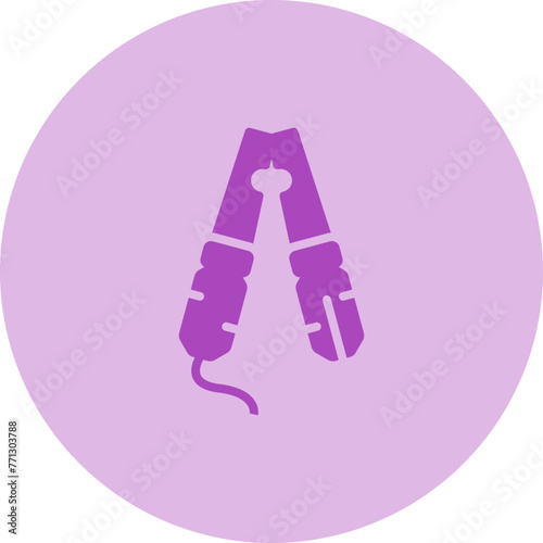 Cable Clamp Vector Icon