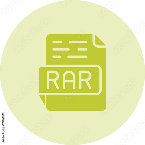 RAR Vector Icon