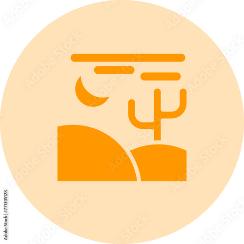Desert Vector Icon