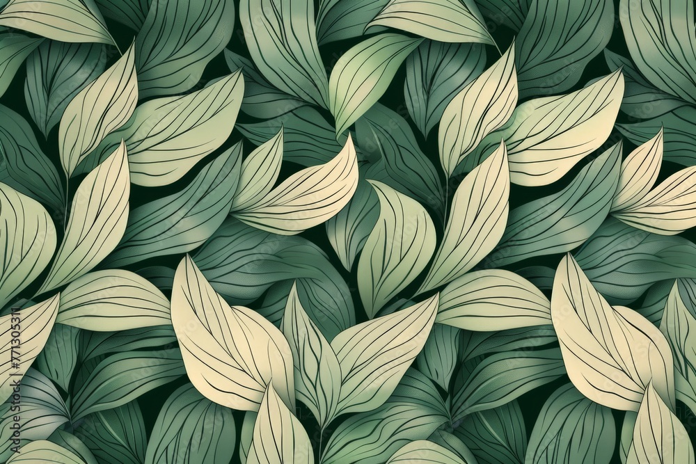 Close-Up of Vibrant Green Leaves Close-Up of Vibrant Green Leaves