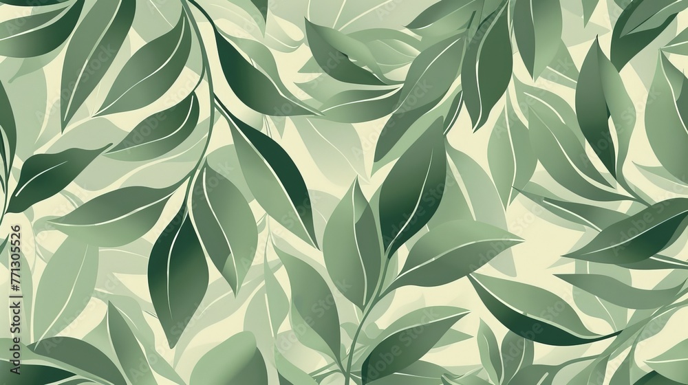 Green Leafy Wallpaper Close Up Green Leafy Wallpaper Close Up