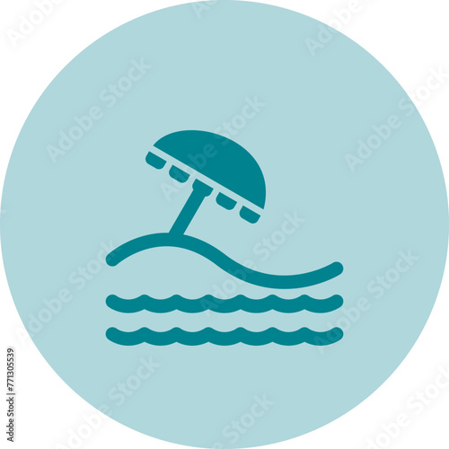 Beach Vector Icon