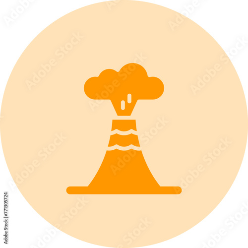 Volcano Vector Icon