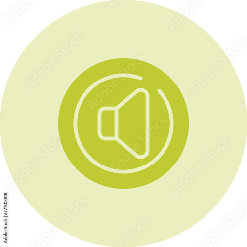 Speaker Circle Vector Icon