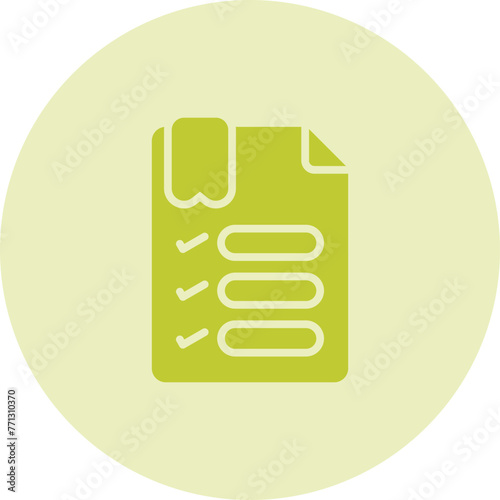 List Vector Icon