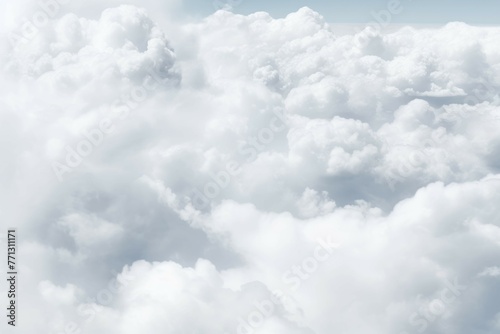 white clouds in a transparent background