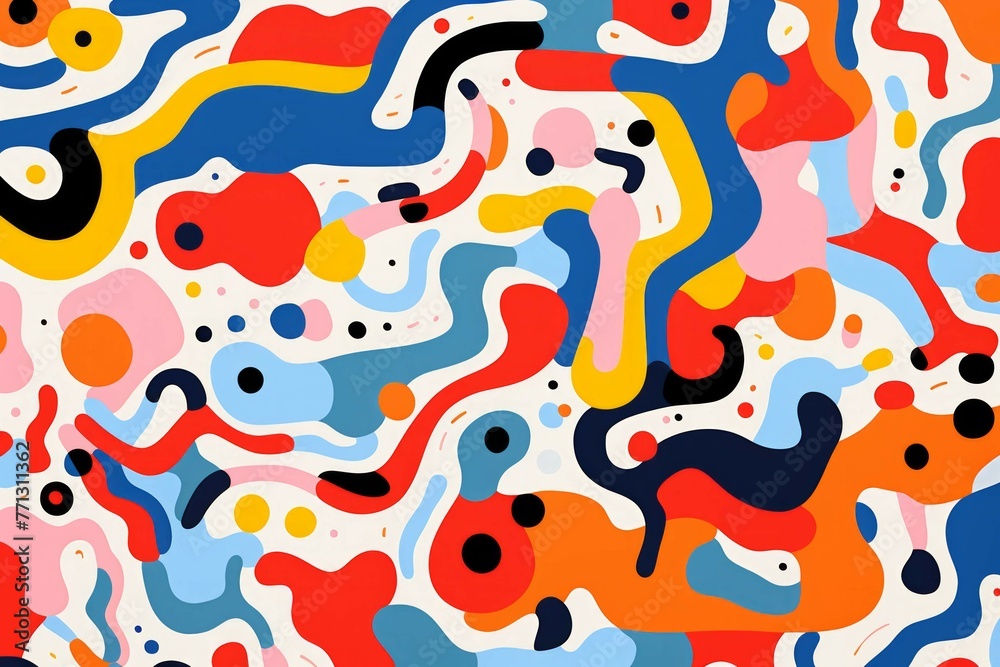 colorful doodle pattern colorful doodle pattern