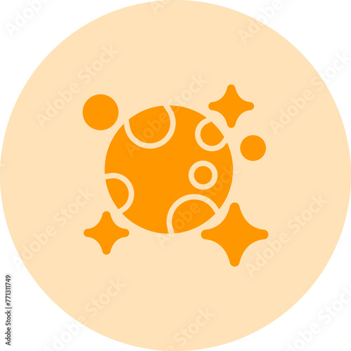 Moon And Stars Vector Icon