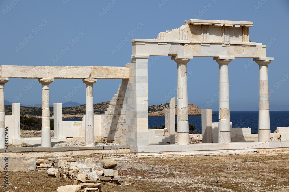 The sanctuary of Apollo on Despotiko-Cyclades-Greece  