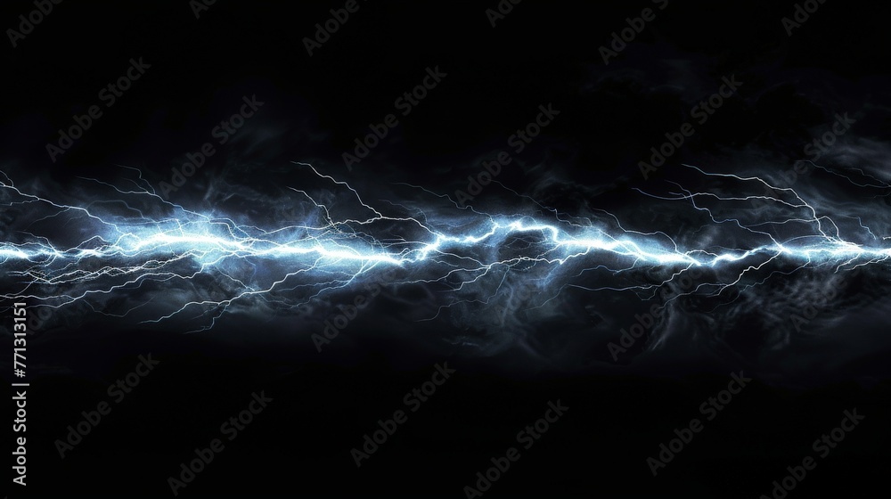 Dramatic Stormy Sky With Lightning and Dark Clouds Dramatic Stormy Sky With Lightning and Dark Clouds