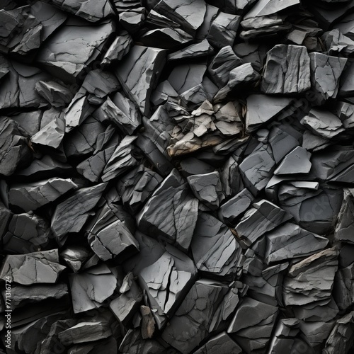 Black and grey rock texture background © Adobe Contributor