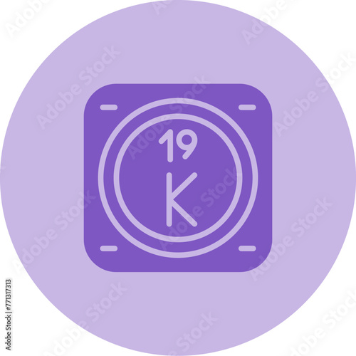 Potassium Vector Icon
