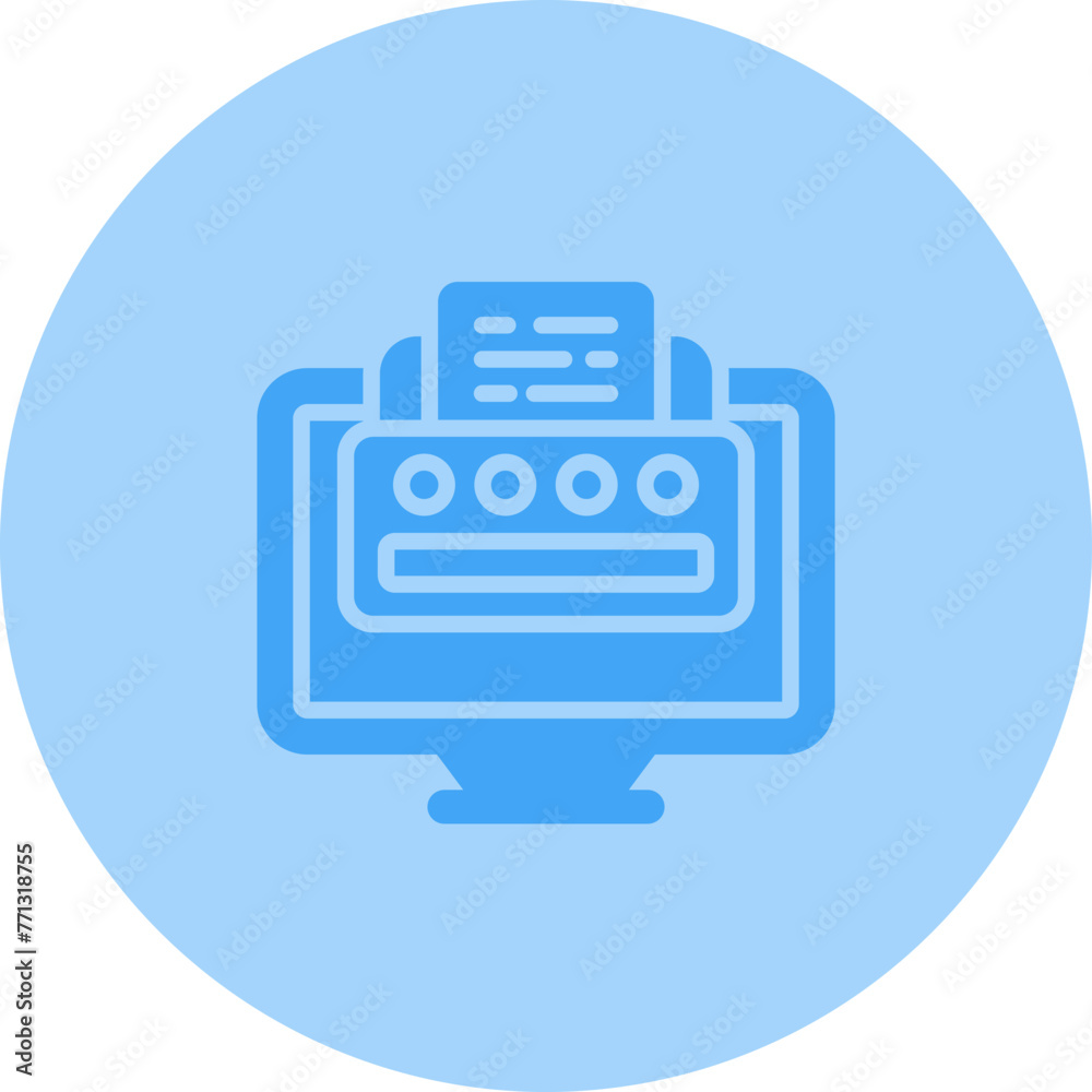 Printer Vector Icon Printer Vector Icon