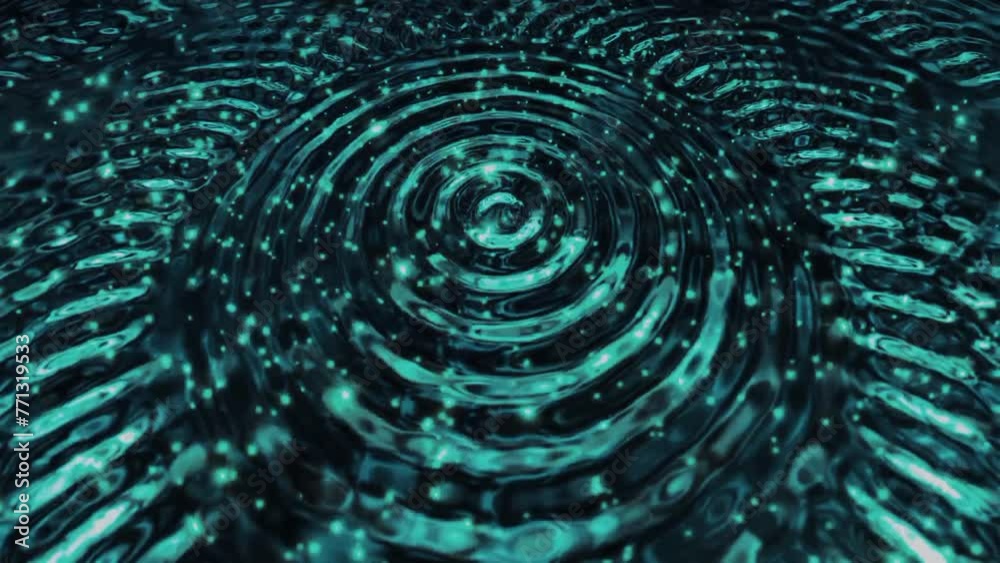 Blue blurred lights lines circling animation background Blue blurred lights lines circling animation background