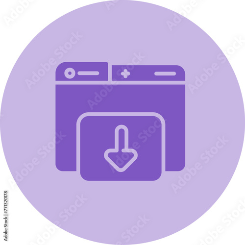 Downloading Vector Icon
