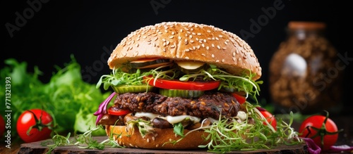 A detailed view of a delici...