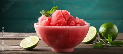 A refreshing close-up view ...