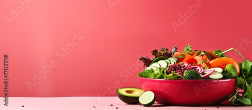 A close-up shot of a colorf...
