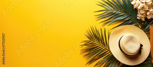 Close up of a stylish hat n...
