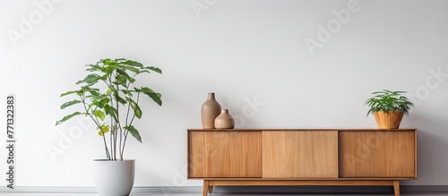 In a Scandi styled living r...