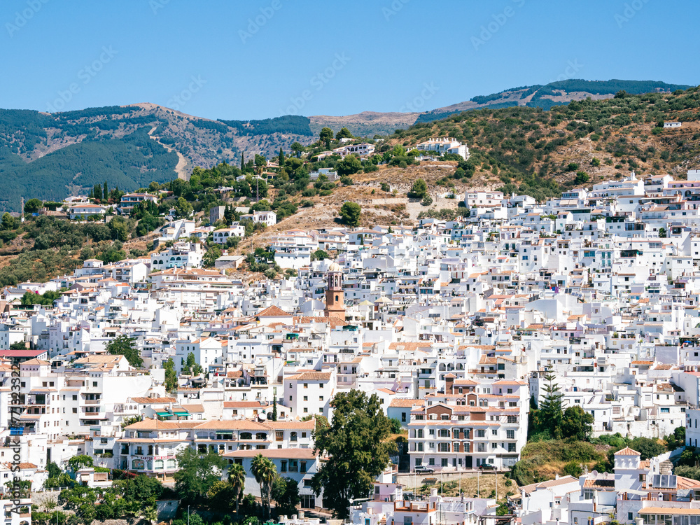 Competa, typical white town in Axarquia, Malaga, Spain