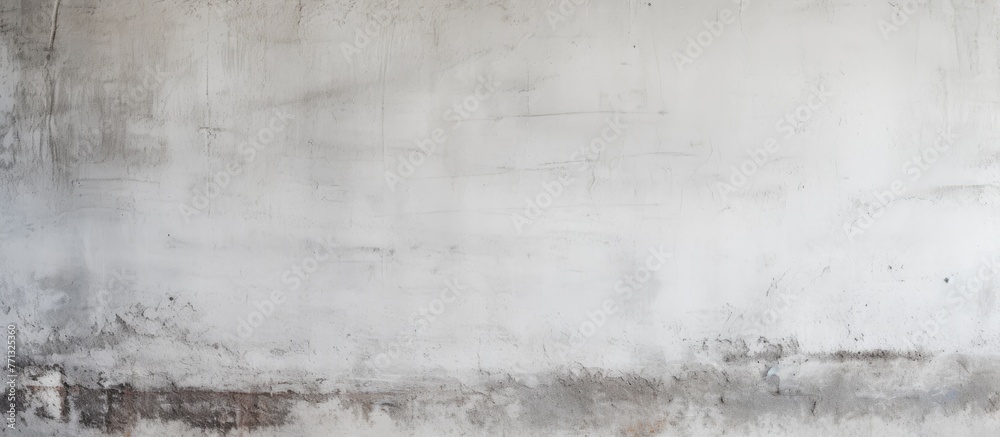Fototapeta premium Vintage old white concrete wall texture with a distinctive combination of white and black paint for a classic home decor