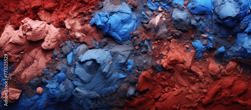 Close up view of a vibrant ...