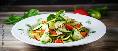 A fresh and healthy vegetab...