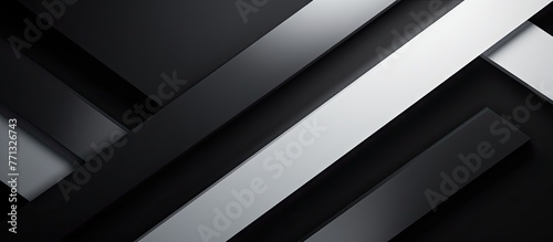 A detailed close-up of a monochromatic abstract background featuring white and black areas separated by a diagonal design border