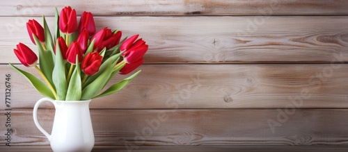A beautiful display of red ...