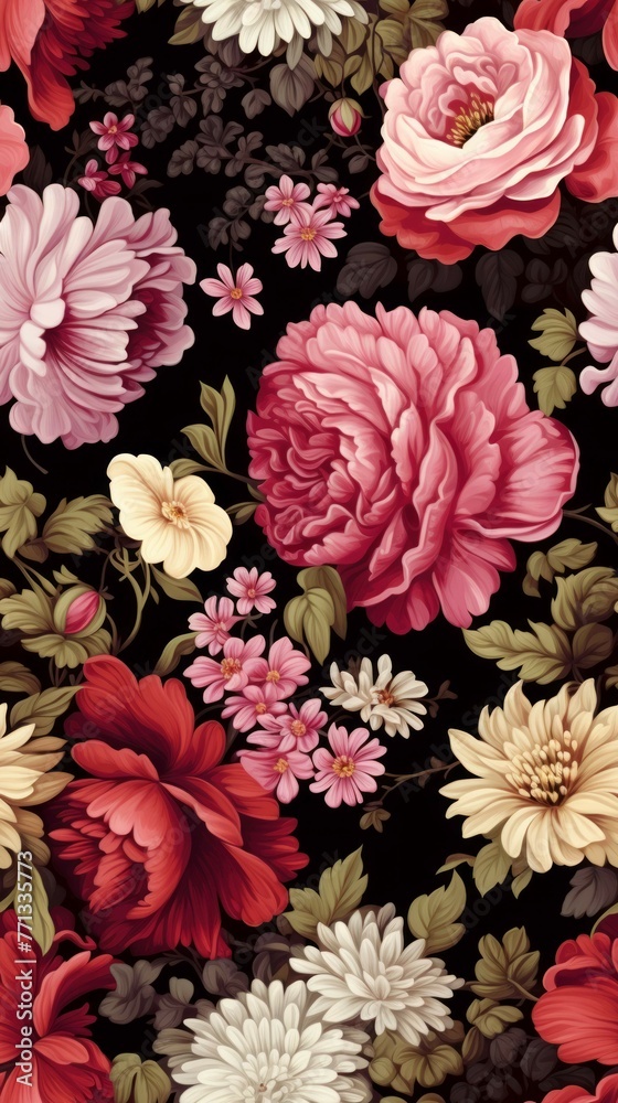 Tilable Flowers Texture Tilable Flowers Texture