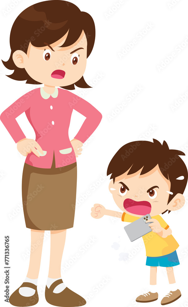 parent angry scold to kid addicted mobile phone parent angry scold to kid addicted mobile phone
