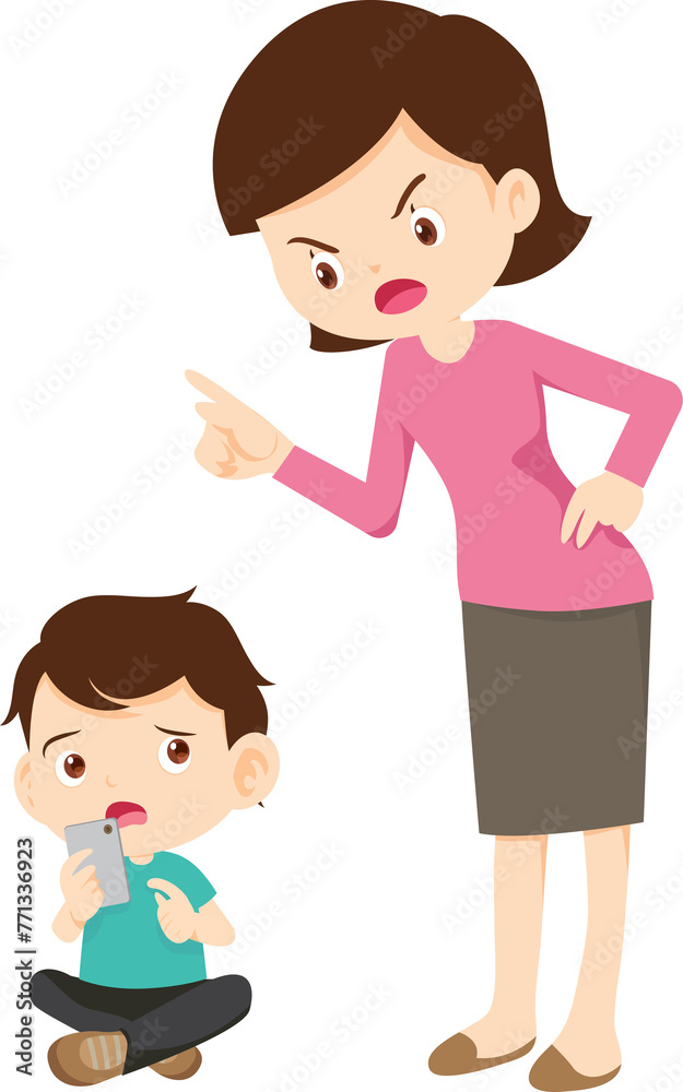 parent angry scold to kid addicted mobile phone parent angry scold to kid addicted mobile phone