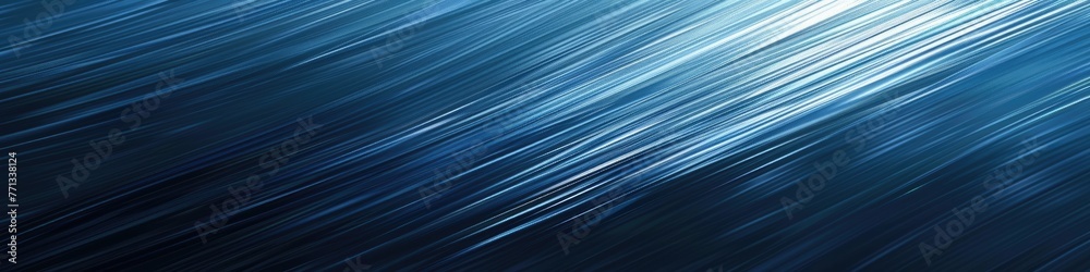 Metal Finish Ultra Wide Abstract Banner with Deep Blue Waves and a Sky Horizon - Nature Inspired Texture for Web or Print Design Metal Finish Ultra Wide Abstract Banner with Deep Blue Waves and a Sky Horizon - Nature Inspired Texture for Web or Print Design