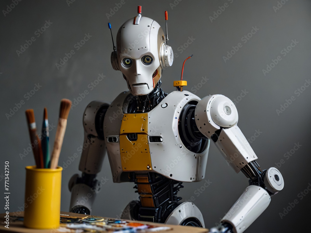 Obraz premium Robot cyborg