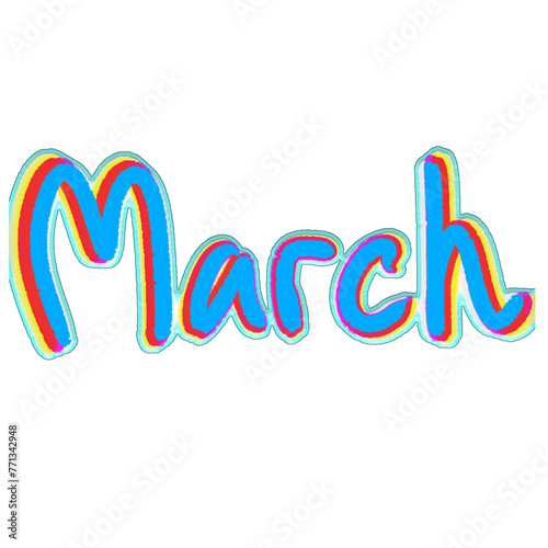March Text Element