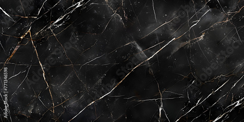 Black and white marble background and texture pattern with high resolution.

