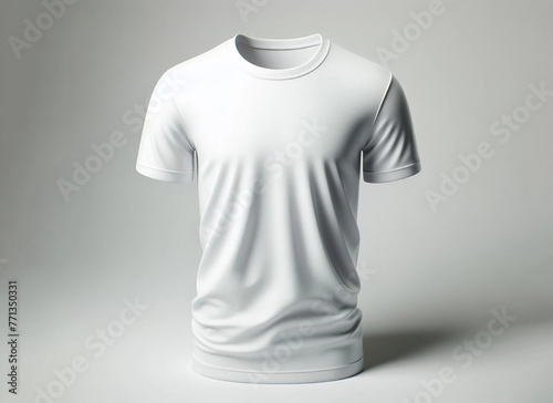 Blank white t shirt Mockup Image 