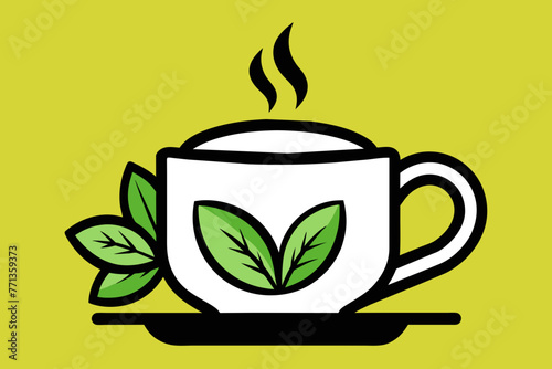 vector design Herbal Tea Icon