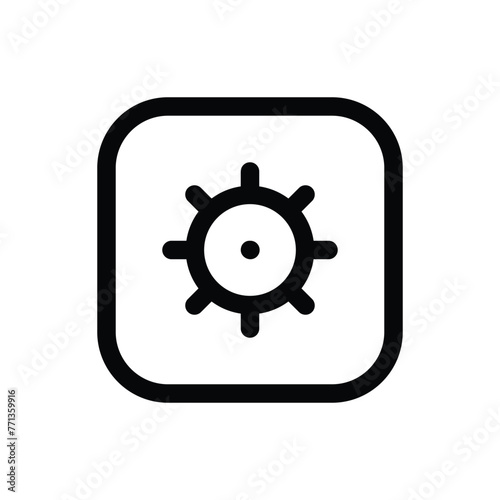 Safety Box icon in trendy outline style isolated on white background. Safety Box silhouette symbol for your website design, logo, app, UI. Vector illustration, EPS10.