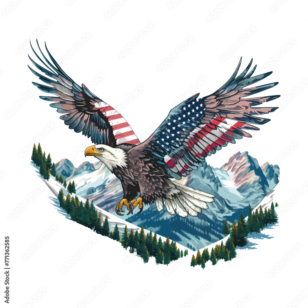 Fototapeta premium Memorial day banner