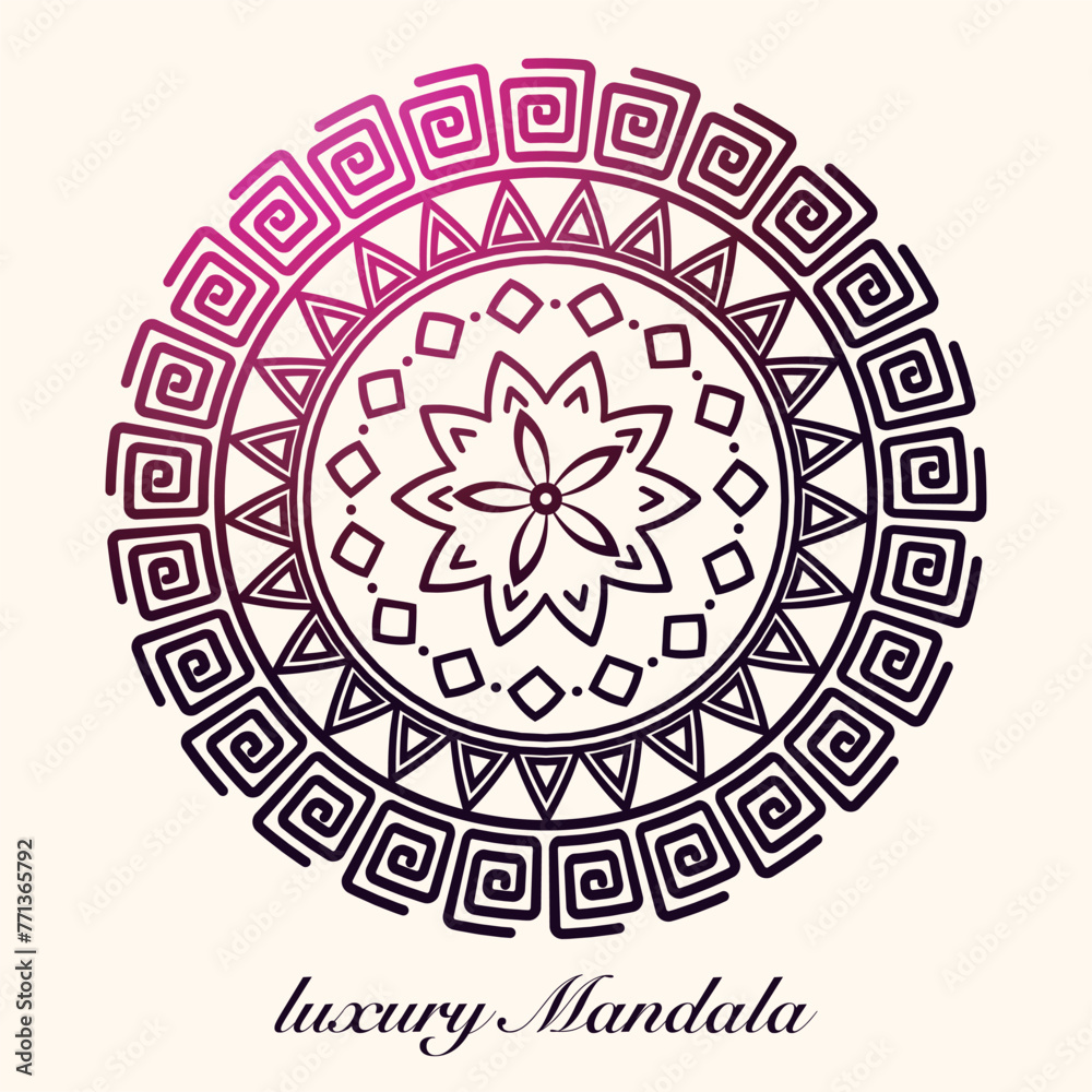 Elegant luxury mandala pattern background, circular pattern vector design Elegant luxury mandala pattern background, circular pattern vector design