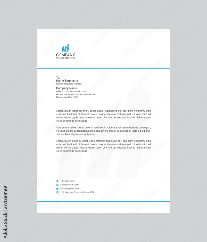 Letterhead Design Letterhead Design