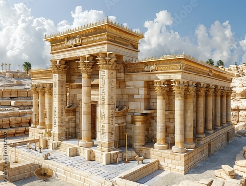 architecture exterior temple of Solomon