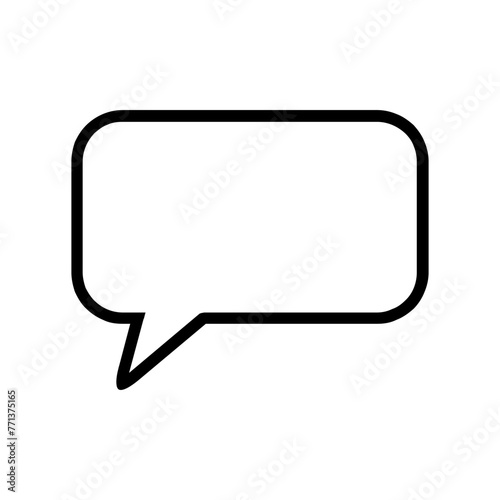 Adobe Illustrator ArtworkMessage icon vector. Chat illustration sign. Forum symbol. Communication logo.