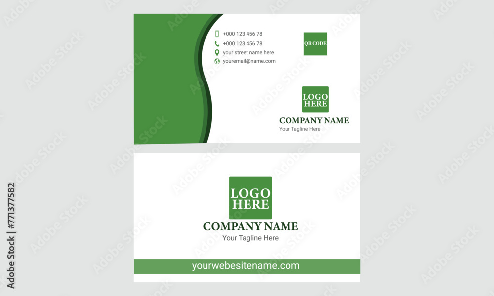 Abstract creative modern business card (set template) Abstract creative modern business card (set template)
