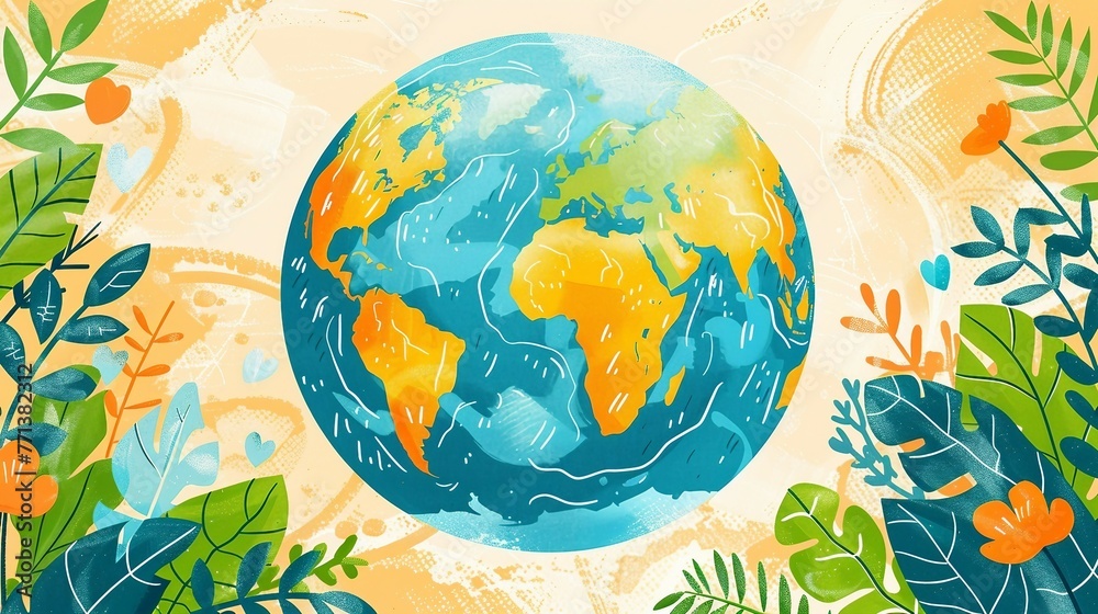 Naklejka premium World Environmental Education Day